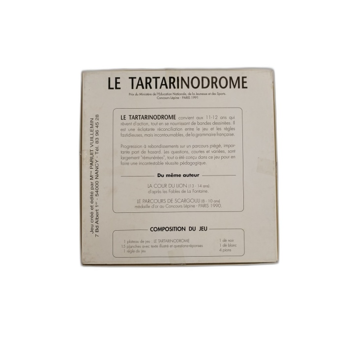 Le Tartarinodrome - Jeu de société éducatif Tartarin de Tarascon - Occ
