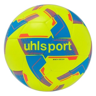 Ballon de Beach Soccer Uhlsport - Taille 5 - Jaune Fluo/Bleu - Neuf