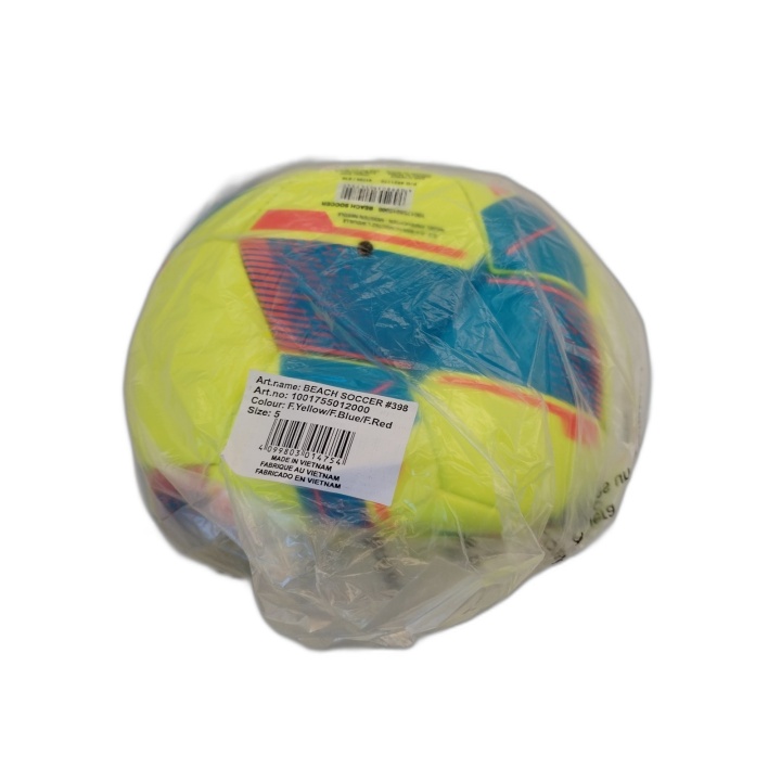 Ballon de Beach Soccer Uhlsport - Taille 5 - Jaune Fluo/Bleu - Neuf