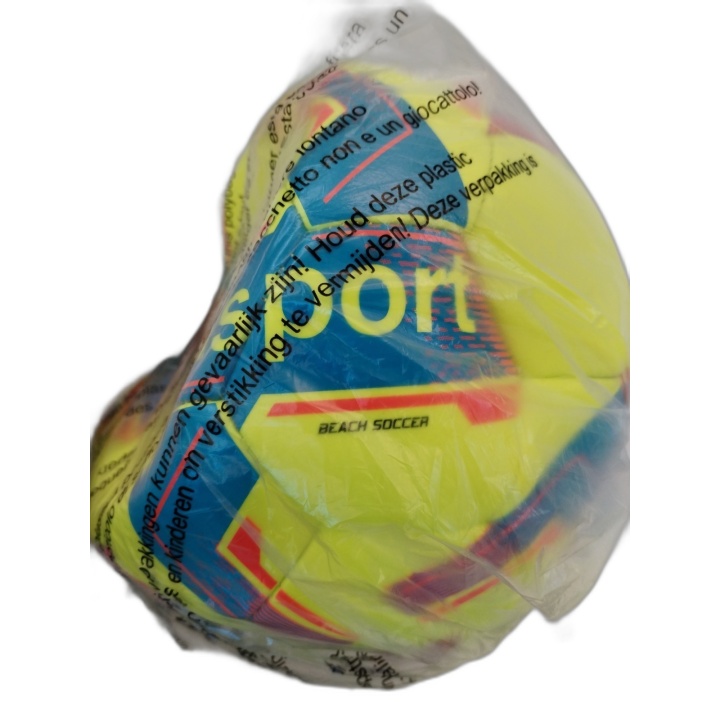 Ballon de Beach Soccer Uhlsport - Taille 5 - Jaune Fluo/Bleu - Neuf