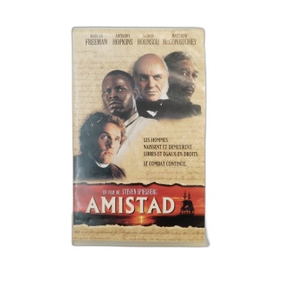 Amistad - Steven Spielberg - Film VHS - Morgan Freeman Anthony Hopkins
