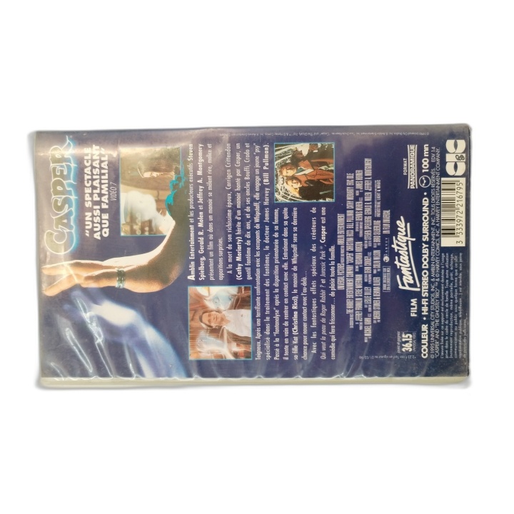 Casper - Film VHS - Cassette Vidéo - Universal/Amblin - Version França