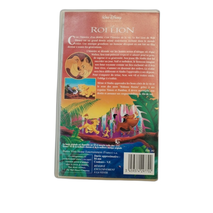Le Roi Lion VHS Walt Disney Grands Classiques - Édition Collector 1995