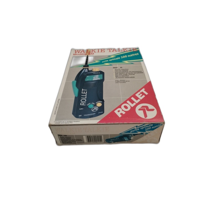 Walkie Talkie Rollet AM 115 - Paire 27 MHz Portée 500m - Vintage 80s B