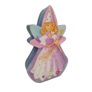 La Fée et l'Étoile - Djeco - Puzzle Silhouette 36 pièces - Dès 4 ans -