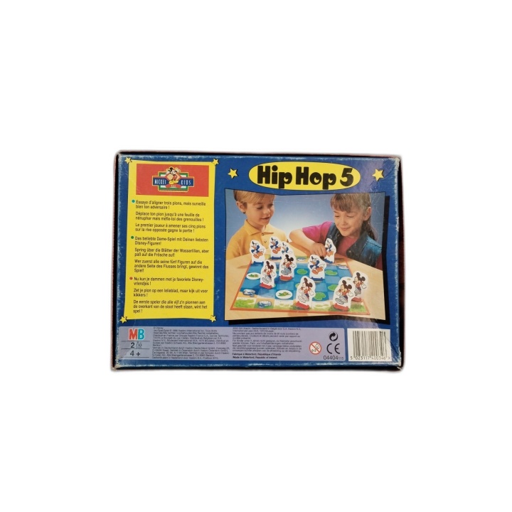 Hip Hop 5 Mickey MB - Jeu de Dames Enfant Disney - 2 Joueurs - Dès 4 a