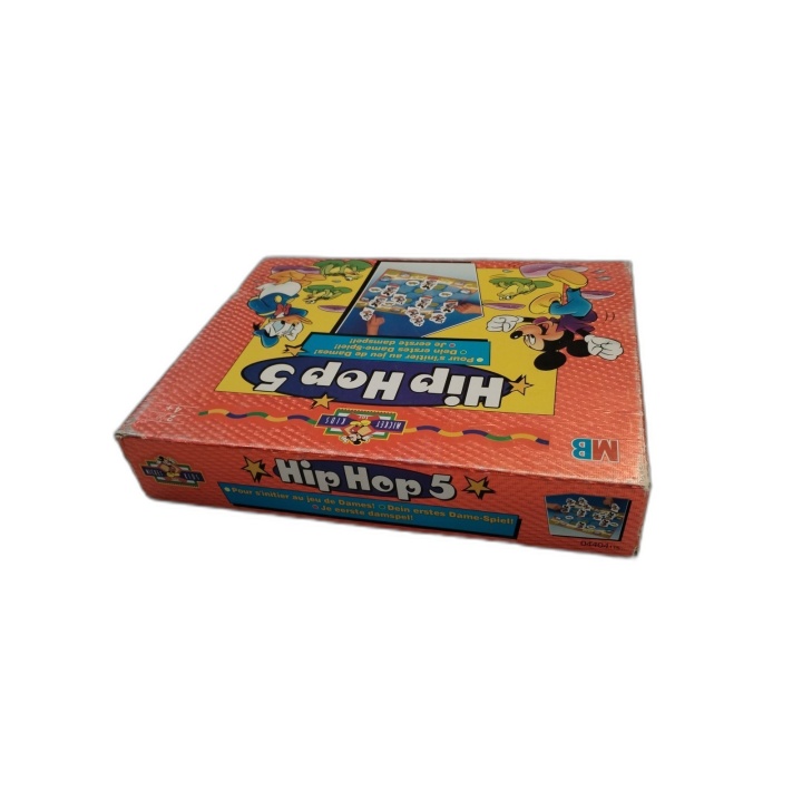 Hip Hop 5 Mickey MB - Jeu de Dames Enfant Disney - 2 Joueurs - Dès 4 a