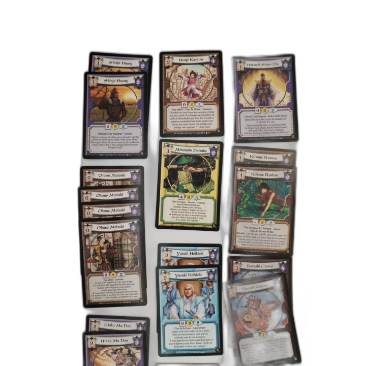 Lot 112 Cartes Legend of the Five Rings L5R 2001 - Doubles Inclus - Je