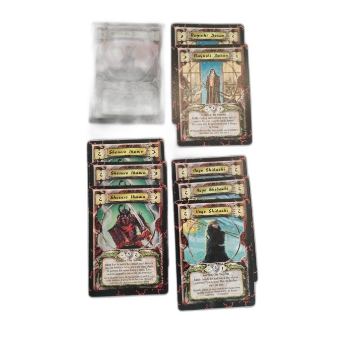 Legend of the Five Rings L5R CCG - Lot Cartes Clan Scorpion 1997 - Occ