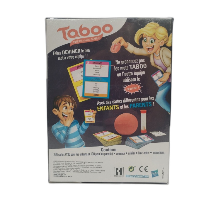 Taboo Enfants contre Parents - Hasbro Gaming - Jeu Famille 4+ Joueurs