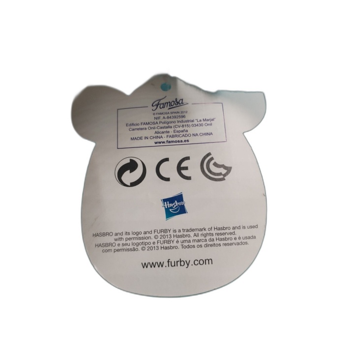 Furby Peluche Géante Bleu Turquoise - Hasbro - Jouet Enfant Collector