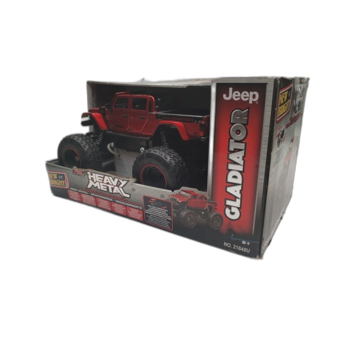 Jeep Gladiator RC New Bright Heavy Metal 1/18 - Voiture Télécommandée
