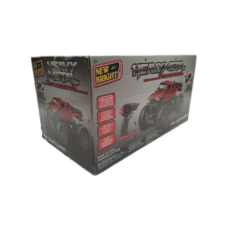Jeep Gladiator RC New Bright Heavy Metal 1/18 - Voiture Télécommandée