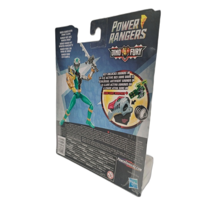 Power Rangers Dino Fury Green Ranger Hasbro - Figurine avec Manche Spr