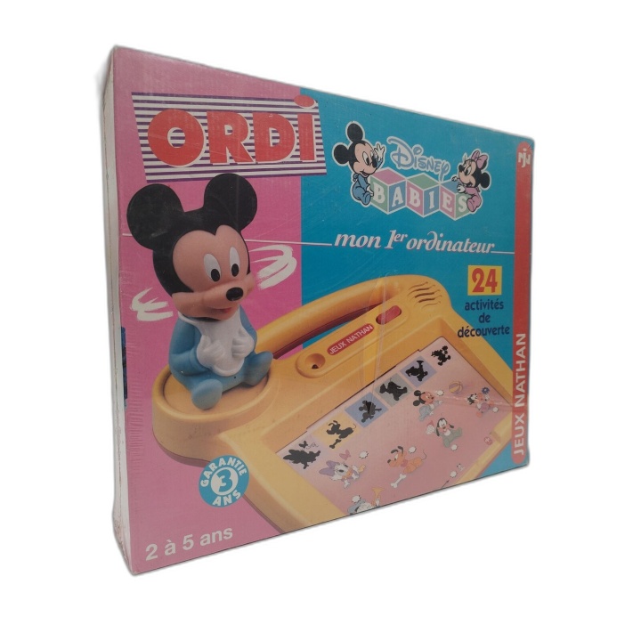 Ordi Disney Babies Mon 1er Ordinateur - Jeux Nathan - 24 Activités - 2