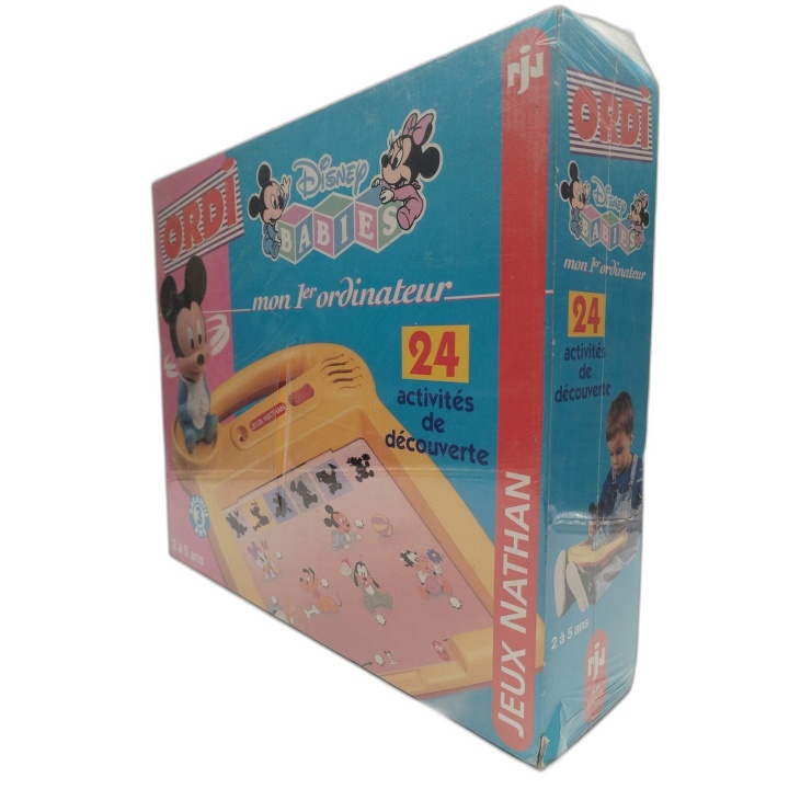 Ordi Disney Babies Mon 1er Ordinateur - Jeux Nathan - 24 Activités - 2