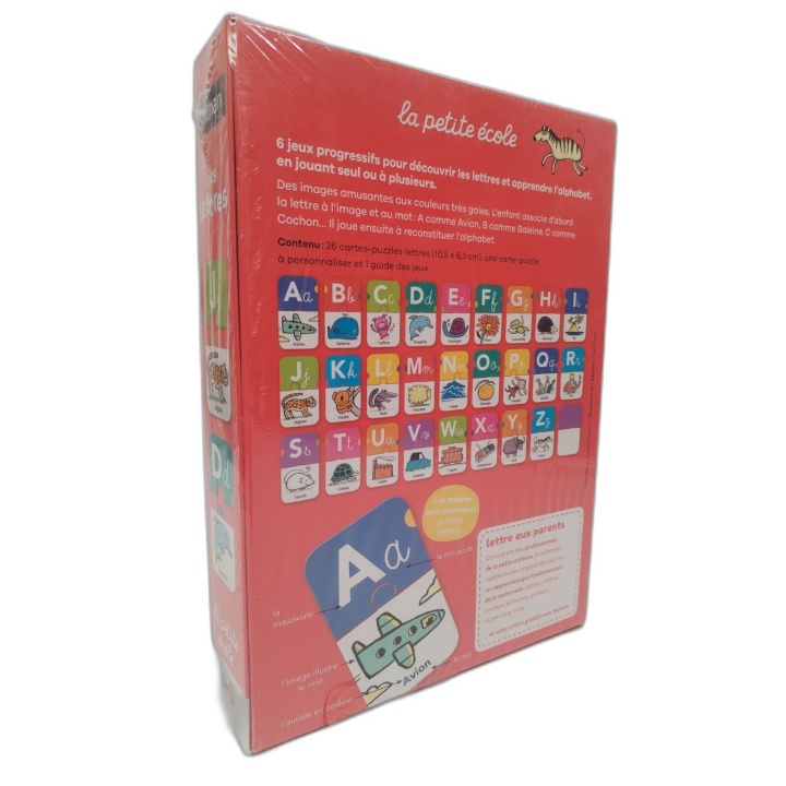 La Petite École Les Lettres - Nathan - Puzzle Alphabet 3-5 ans - Neuf