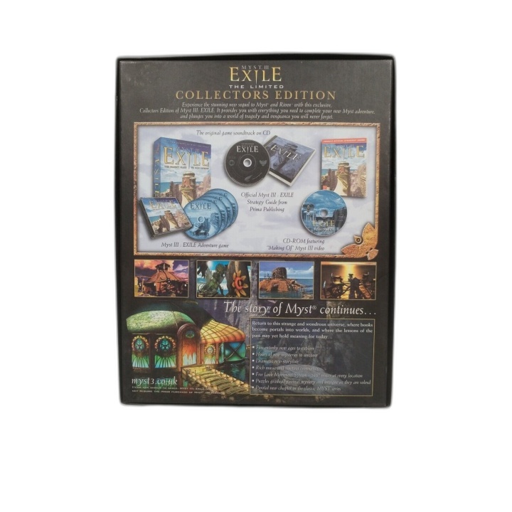 Myst III Exile Collectors Edition - PC Windows & Mac - Jeu Aventure/Pu