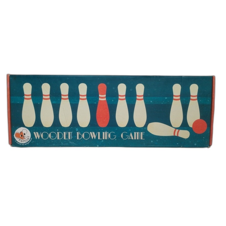 Wooden Bowling Game Egmont - Jeu de Quilles en Bois Enfant - Neuf Boît