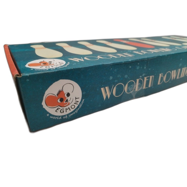 Wooden Bowling Game Egmont - Jeu de Quilles en Bois Enfant - Neuf Boît