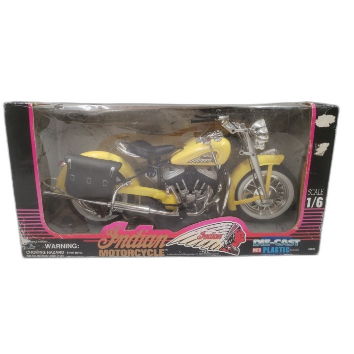 Indian Motorcycle Die-Cast 1/6 - Moto Miniature Métal & Plastique 1997