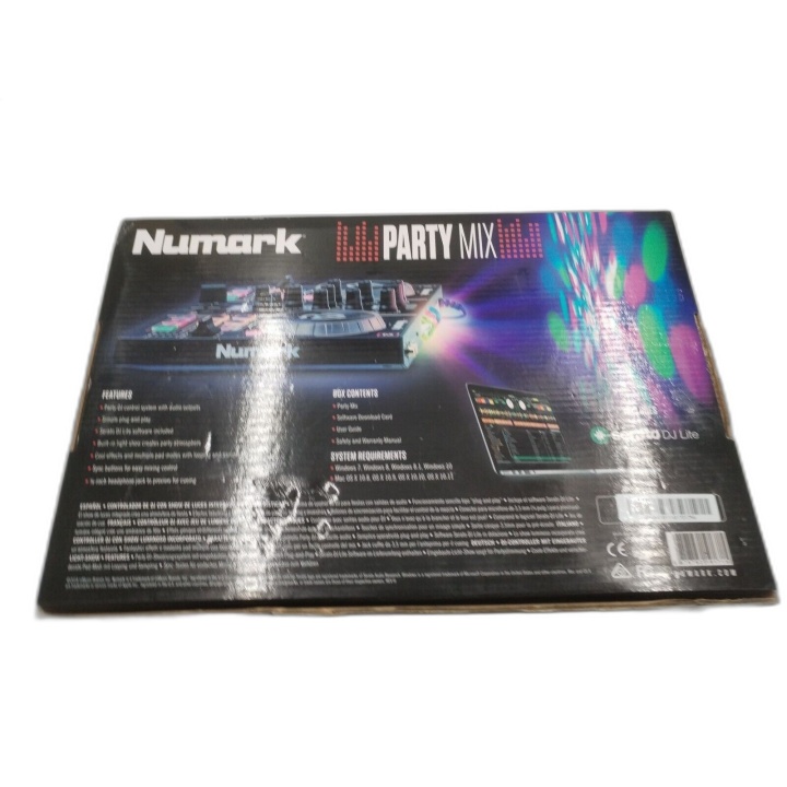 Numark Party Mix - Contrôleur DJ 2 Platines Light Show Intégré - Serat