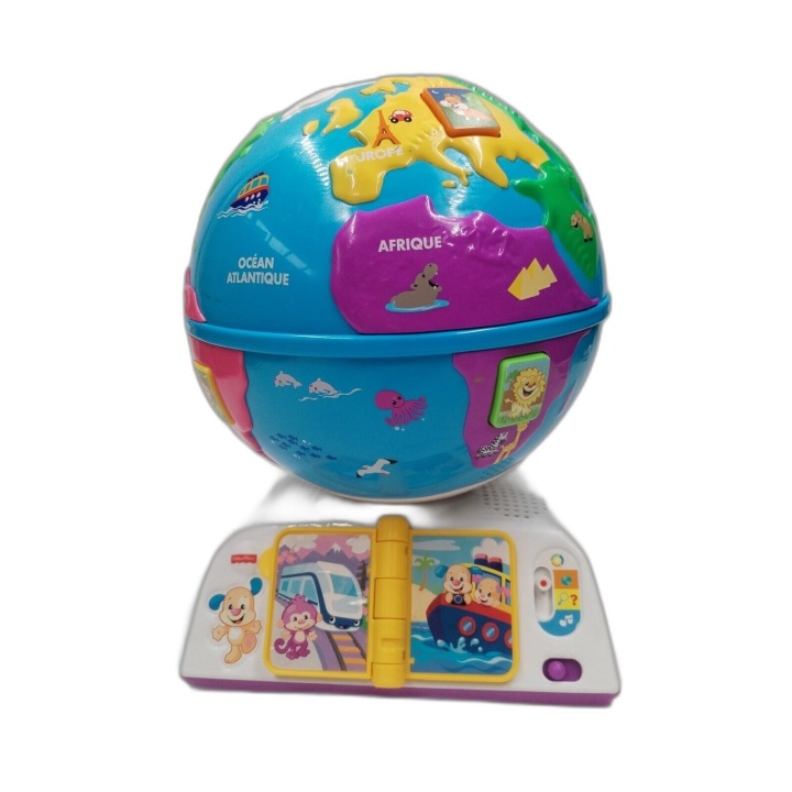Globe Terrestre Électronique Fisher-Price - Jouet Éducatif Enfant 2 an
