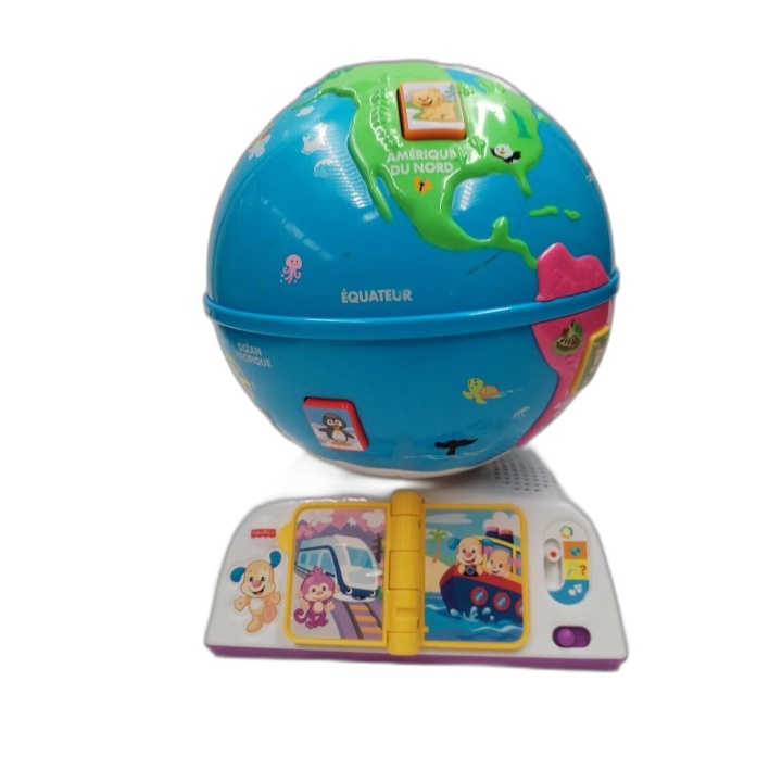 Globe Terrestre Électronique Fisher-Price - Jouet Éducatif Enfant 2 an