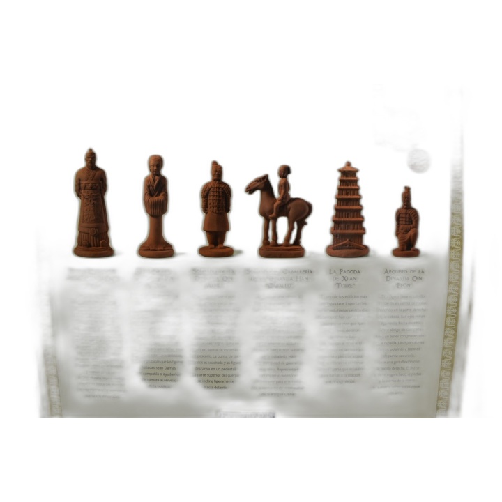 Échecs Guerriers Terre Cuite La Vanguardia - Jeu Stratégie Collector -