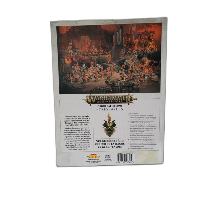 Warhammer Age of Sigmar - Battletome Fyreslayers - Livre de règles Gam