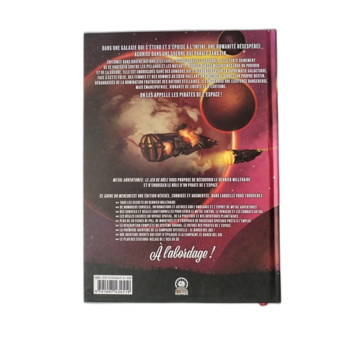 Métal Adventures Guide du Meneur - Open Sesame Games - Jeu de Rôle SF