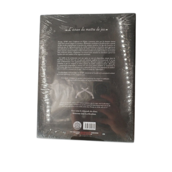 LexOccultum - Écran du Maître de Jeu - Accessoire JDR Occultisme XVIII
