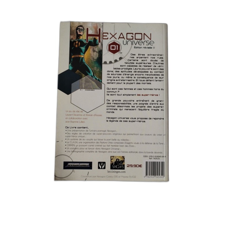 Hexagon Universe Édition Révisée - Livre de Base JDR - Les 12 Singes -