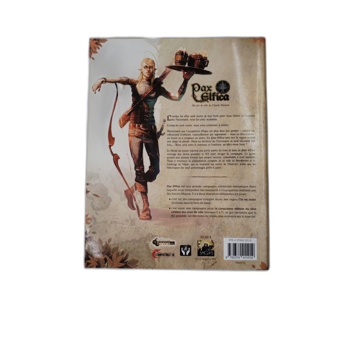 Pax Elfica Guide du Joueur - Les XII Singes - Jeu de Rôle Fantasy - Ne