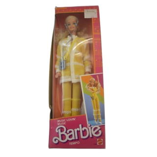 Barbie Music Lovin' Tempo - Mattel 1985 - Poupée Vintage Neuve Boîte O