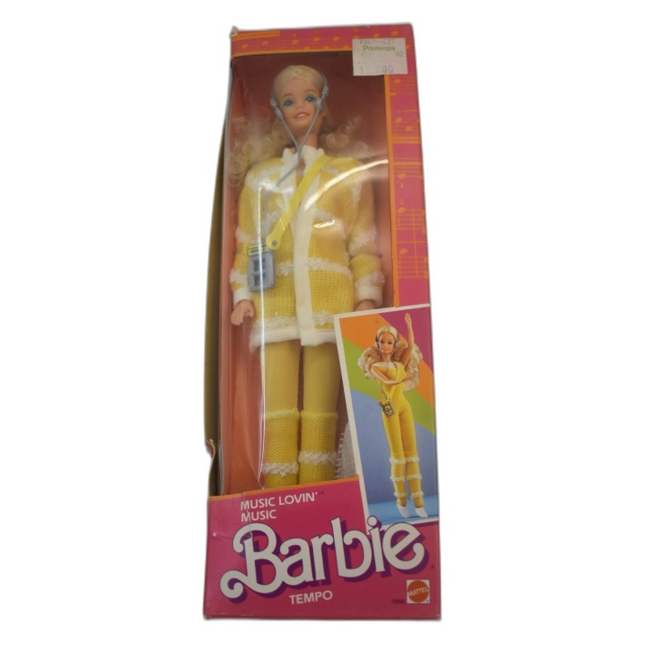 Barbie Music Lovin' Tempo - Mattel 1985 - Poupée Vintage Neuve Boîte O