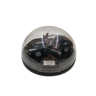 Voiture Miniature Peugeot 907 Noire sous Globe - Édition Michelin - Co