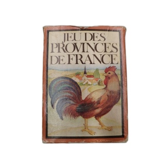 Jeu des Provinces de France - Jeu de cartes éducatif vintage - Occasio
