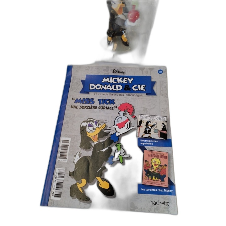Miss Tick Figurine + Fascicule N°18 - Disney Mickey Donald & Cie Hache