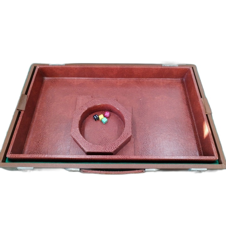 Coffret Jeux Ancien Au Nain Bleu Paris - Backgammon Échecs Roulette Do