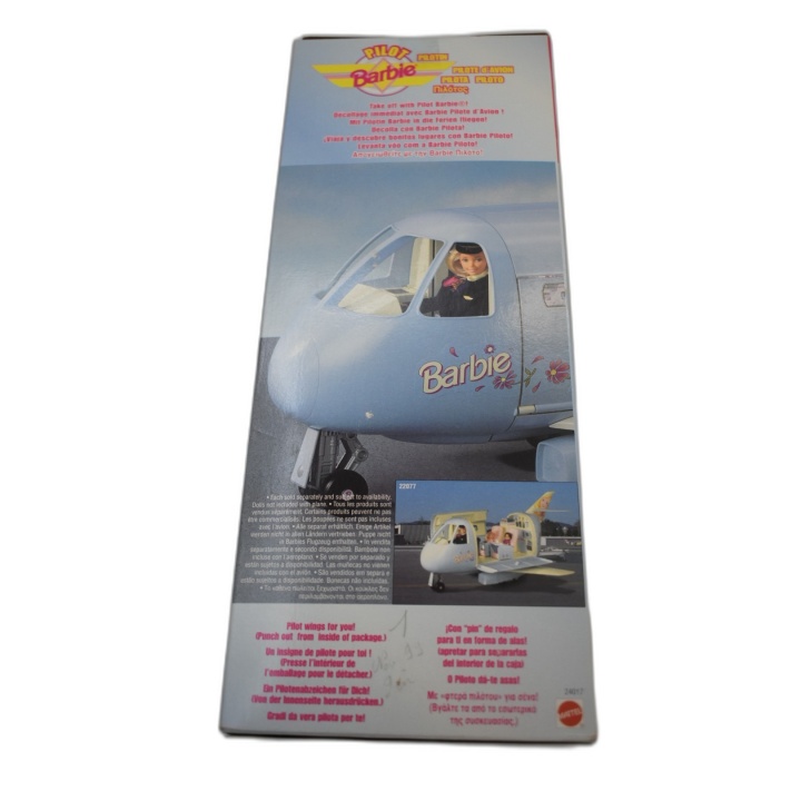 Barbie Pilote d'Avion Mattel 1999 - Poupée Articulée Neuve en Boîte Co