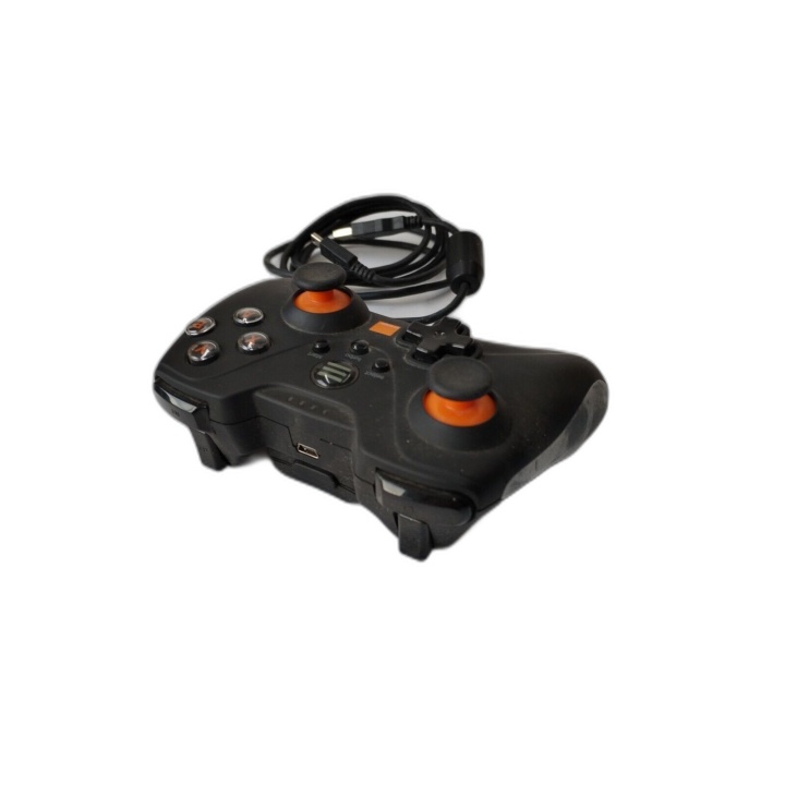 Manette Sans Fil Wii Orange & Noire avec Câble USB - Turbo - Occasion