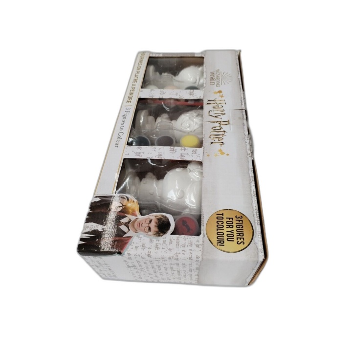 Harry Potter Wizarding World - Kit Figurines en Plâtre à Peindre - 3 F