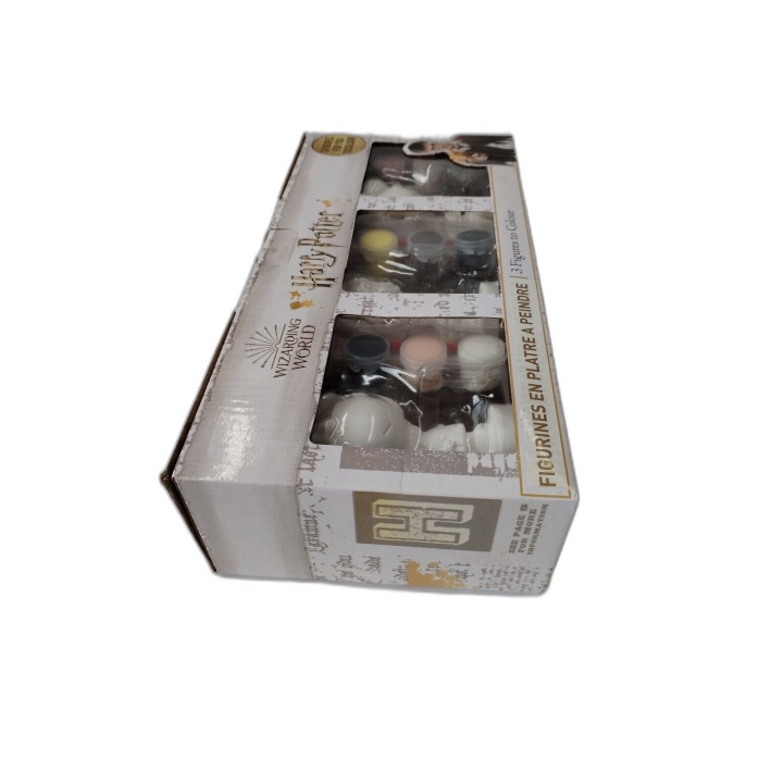 Harry Potter Wizarding World - Kit Figurines en Plâtre à Peindre - 3 F