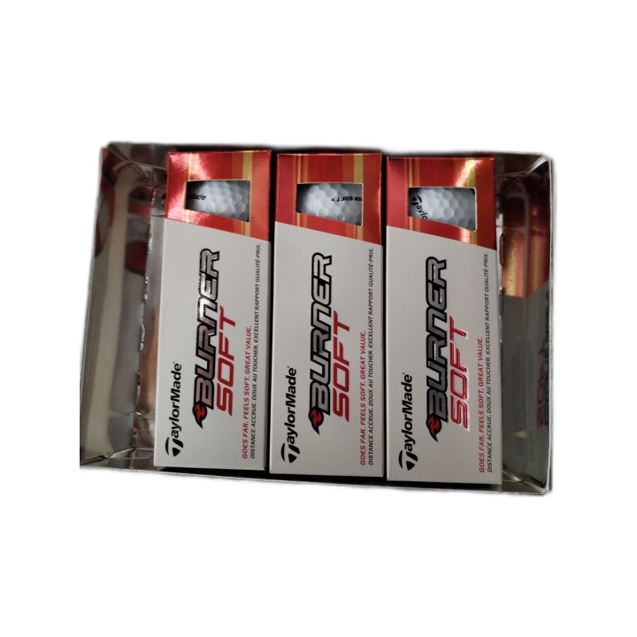 Balles de Golf TaylorMade Burner Soft - Boîte de 12 Balles Neuves 2 Pi