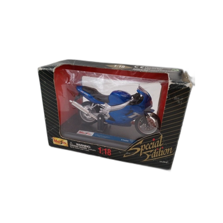 Maisto Special Edition Yamaha YZF600 TT600 - Moto Miniature 1/18 - Ble