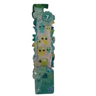 Littlest Pet Shop Hasbro - Pack 7 Figurines Animaux Fleurs Jardin - Ne