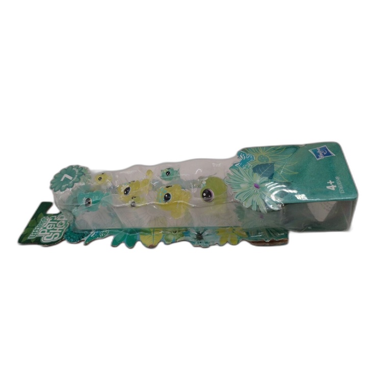 Littlest Pet Shop Hasbro - Pack 7 Figurines Animaux Fleurs Jardin - Ne