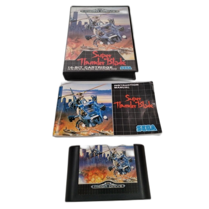 Super Thunder Blade - Sega Mega Drive - Shoot'em Up Hélicoptère - Occa