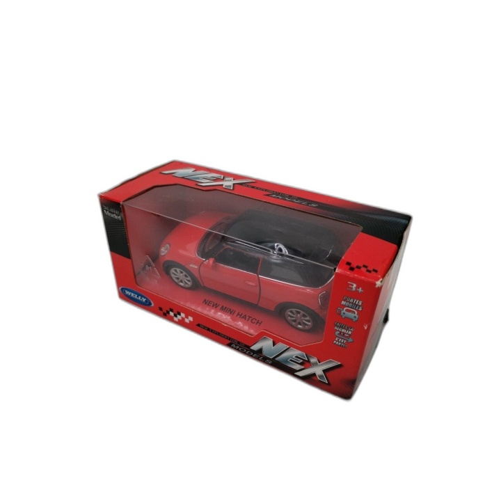Welly NEX Models - Miniature New Mini Hatch Rouge - Voiture Die-Cast 1